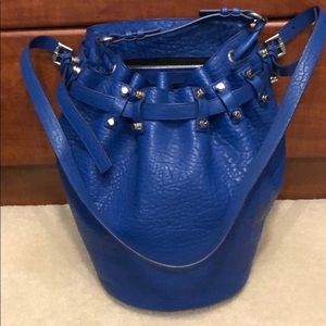 Alexander Wang blue leather bag